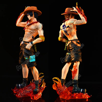 Figura d'azione ACE One Piece di 24 cm di Otaku Family Store, dettagliata con abiti e accessori, perfetta per collezionisti.