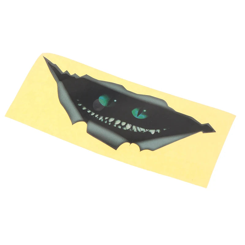 Adesivo decorativo con gatto Cheshire in stile 3D per auto, decalcomania divertente e resistente in metallo, marca Otaku Family Store