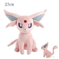 Peluche di Pokémon Umbreon, Vaporeon, Eevee, Sylveon, Flareon, Leafeon, Jolteon ed Espeon, morbido e colorato, giocattolo per bambini.