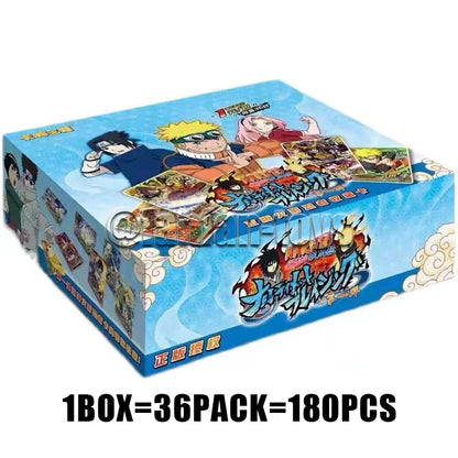 Carte Naruto TCG Kakashi e ninja di Shippuden, collezione Otaku Family, in formato carta con immagini dettagliate e illustrazioni colorate.