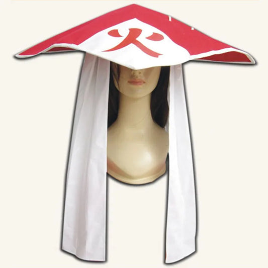 Cappello da Kage cosplay ninja nero con simbolo del potere, ideale per costumi e cosplay ninja, marchio Otaku Family Store Online