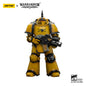 Action figure Warhammer "The Horus Heresy" Space Wolves e Blood Angels, Imperium Fists MK III, dettagli realistici, posizionato in scena