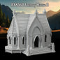 Set di miniature Fantasy House per giochi di ruolo tabletop, dettagliate case in miniatura per ambientazioni fantasy.