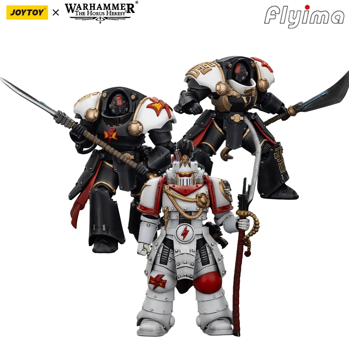 Action figure Warhammer 40K Abaddon the Despoiler e Death Guard, modello 1/18 con armatura Primus e accessori, marca Otaku Family Store.