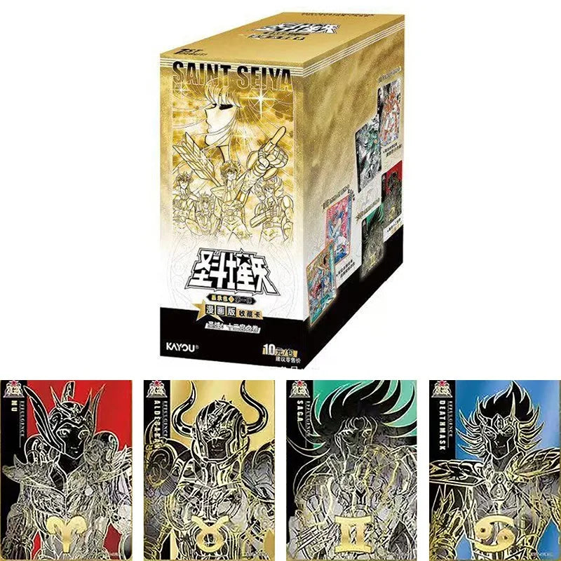 Carte da collezione Saint Seiya Manga Version, pack Contratto Vol.1, con illustrazioni dettagliate, prodotto Otaku Family Store Online.