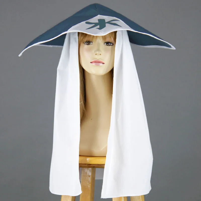Cappello da cosplay di Kage, simbolo del potere nei villaggi ninja, indossato da personaggi di anime e manga ninja.