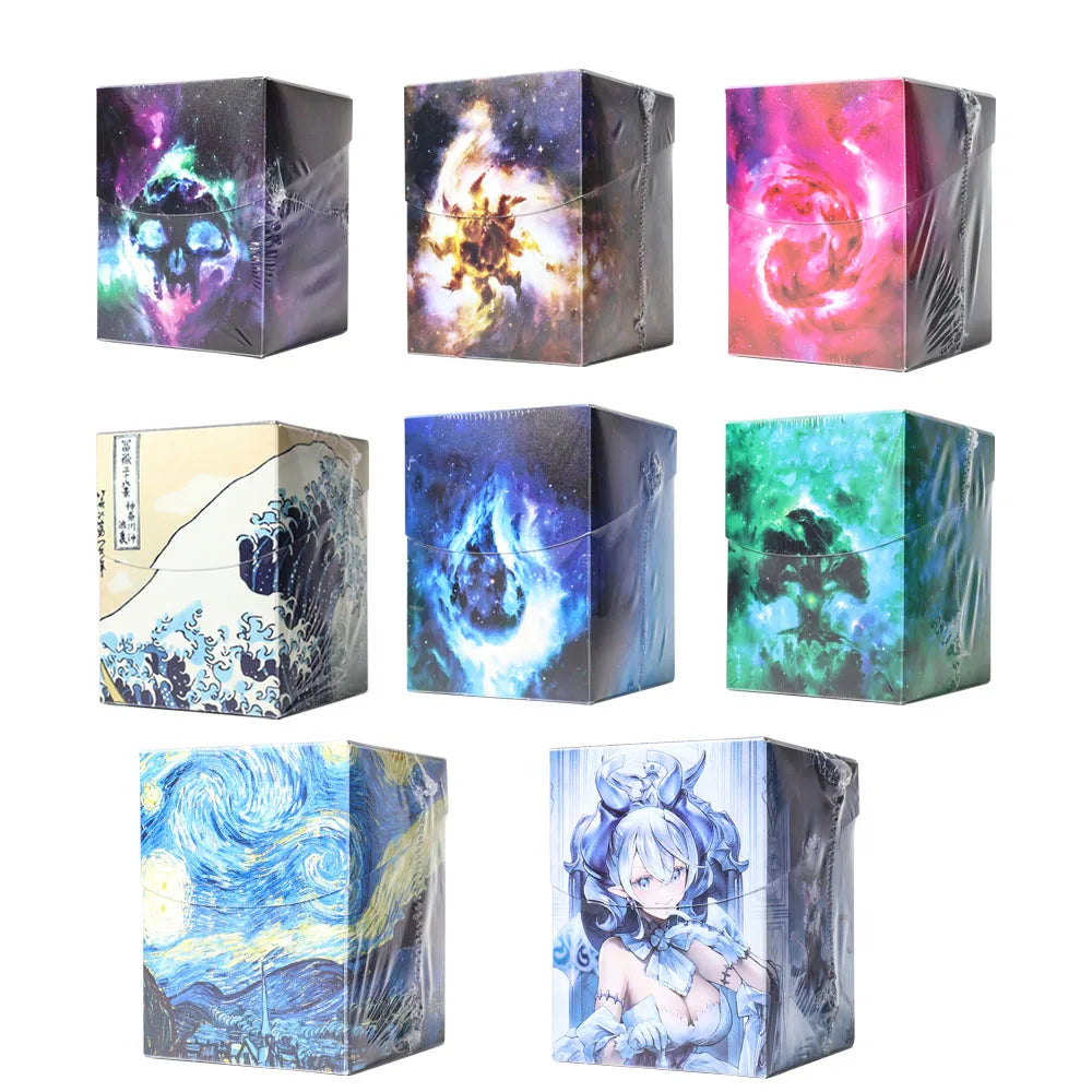 Scatola di contenimento Deck Box 100+ con doppio divisorio per carte da gioco come MTG, YGO e TCG, marca Otaku Family Store Online