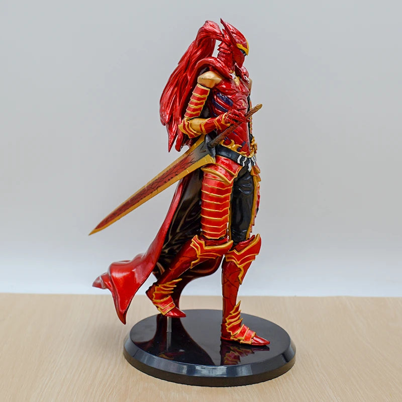 Action figure Igris, il Comandante Rosso Sangue di Solo Leveling, con dettagli vivaci e postura dinamica, della collezione speciale Otaku Family.