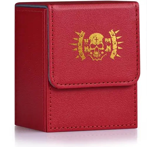 Scatola portacarte in pelle PU Otaku Family, porta mazzo TCG con capienza oltre 100 carte singolarmente sleevate, per Magic, Yu-Gi-Oh!