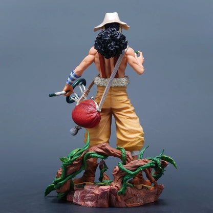 Figura d'azione One Piece Usopp di 25 cm, personaggio dettagliato, ideale per collezionisti e appassionati di anime.