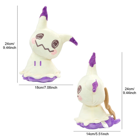 Peluche Mimikyu di Otaku Family Store, morbido e collezionabile, raffigurante il personaggio di Pokémon in morbido tessuto.
