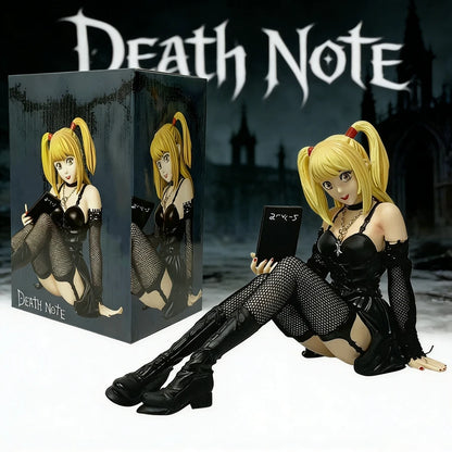 Figura d'azione Death Note di 10cm di Amane Misa e Yagami Light, in PVC, con dettagli realistici e vestiti in pizzo.