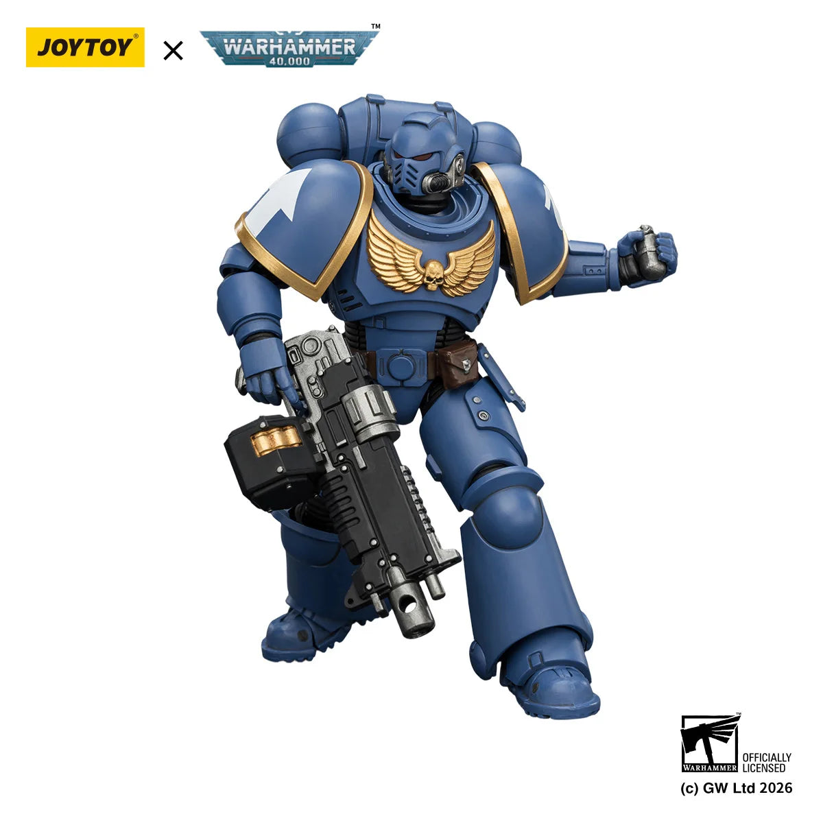Figura d'azione Ultramarines Intercessor Warhammer 40K in stile anime, modello da collezione Otaku Family Store Online