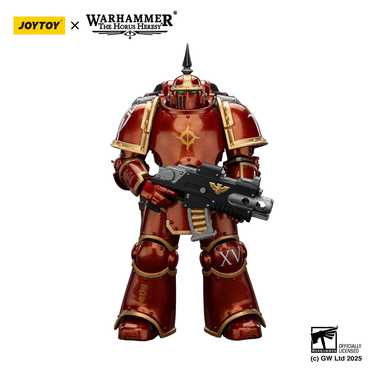 Figura d'azione Warhammer "The Horus Heresy" Space Wolves, Blood Angels e Imperial Fists, modello MK III Tactical Legionary.