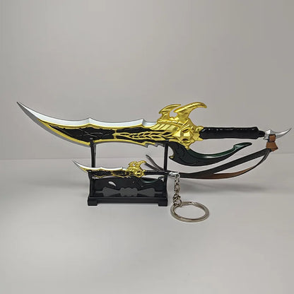 Portachiavi gadget Spada "Knight Killer" - Solo Leveling, in metallo con dettagli dettagliati, ideale per collezionisti e fan anime