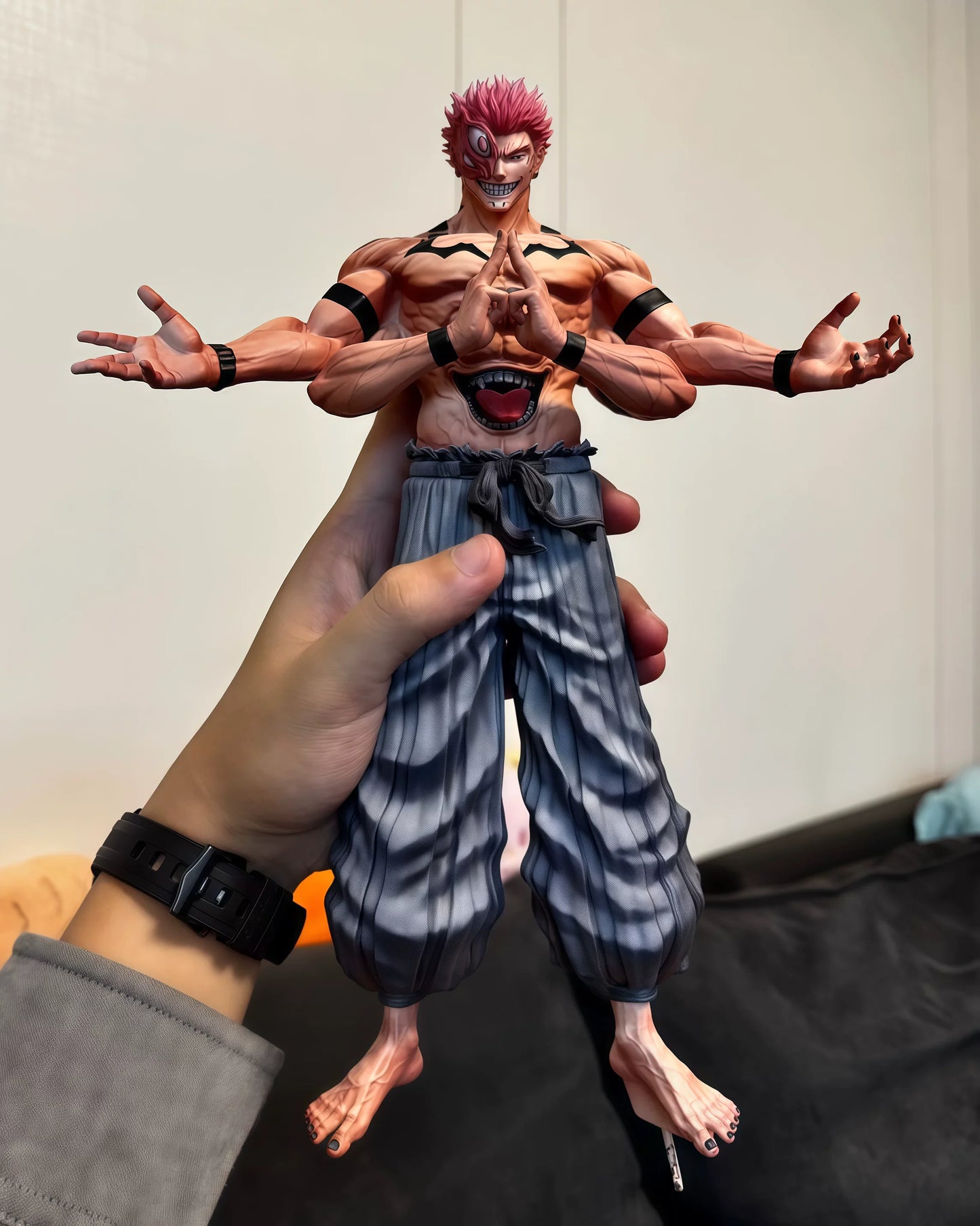 Statua anime Jujutsu Kaisen Ryomen Sukuna Forma Iniziale, figura da collezione di 30 cm, spirito maledetto, Otaku Family Store