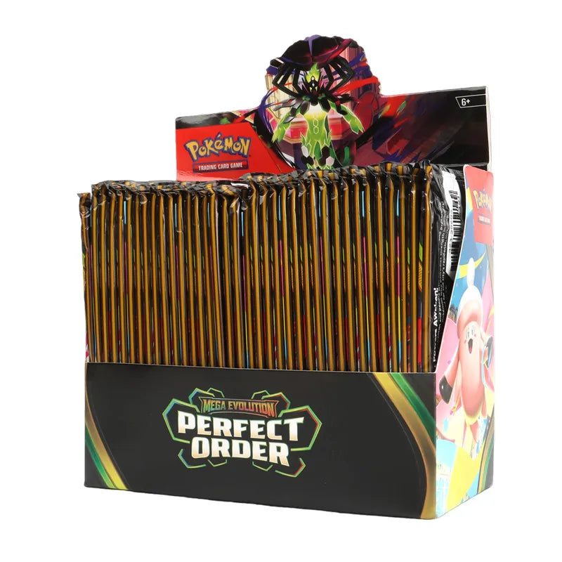 Booster box di carte Pokémon TCG Mega Evolution Perfect Order, confezione con 36 carte, marca Otaku Family Store Online