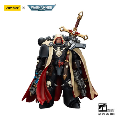 Action figure Warhammer 40K Abaddon the Despoiler e Death Guard, modello in armor Primus, con 3 pezzi, prodotto Otaku Family Store.
