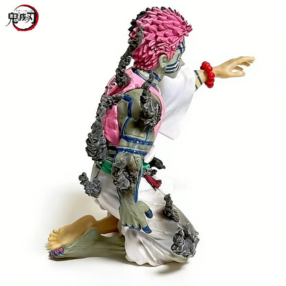 Figura d'azione Akaza Hakuji di Demon Slayer, modello in PVC da 14cm, dettagliata e adatta ai collezionisti.