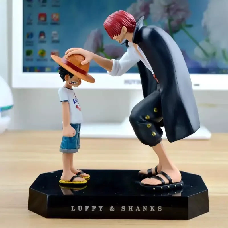 Figura d'azione One Piece Straw Hat Luffy, statuetta statica di 18cm, decorazione da scrivania, regalo creativo, Otaku Family Store
