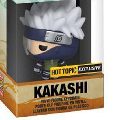 Portachiavi Naruto e personaggi anime, Kakashi, Kurama e Sasuke, gadget Otaku Family Store, dettagli colorati e design di personaggi anime