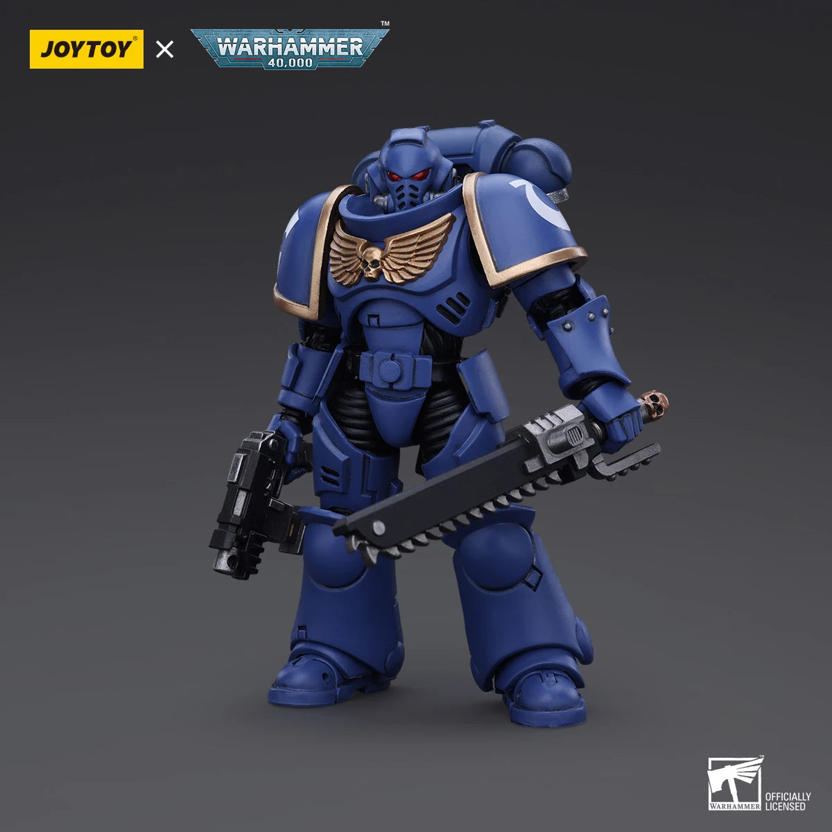 Figura d'azione Ultramarine Warhammer 40K Guilliman Titus Metaurus Chaplain Biologis Calgar Varus MKIII, 1/18, marca Otaku Family Store.