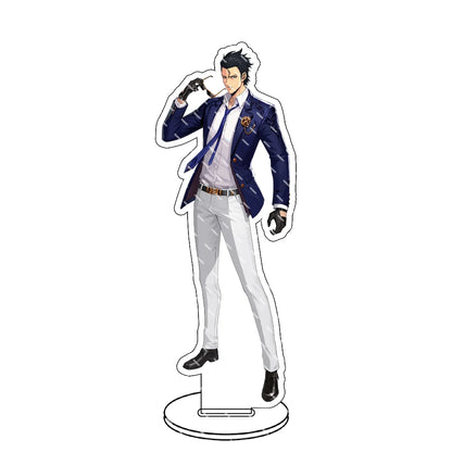 Supporto acrilico Solo Leveling Sung Jin-Woo, gadget collezionabile in plastica trasparente, ideale per esposizione.