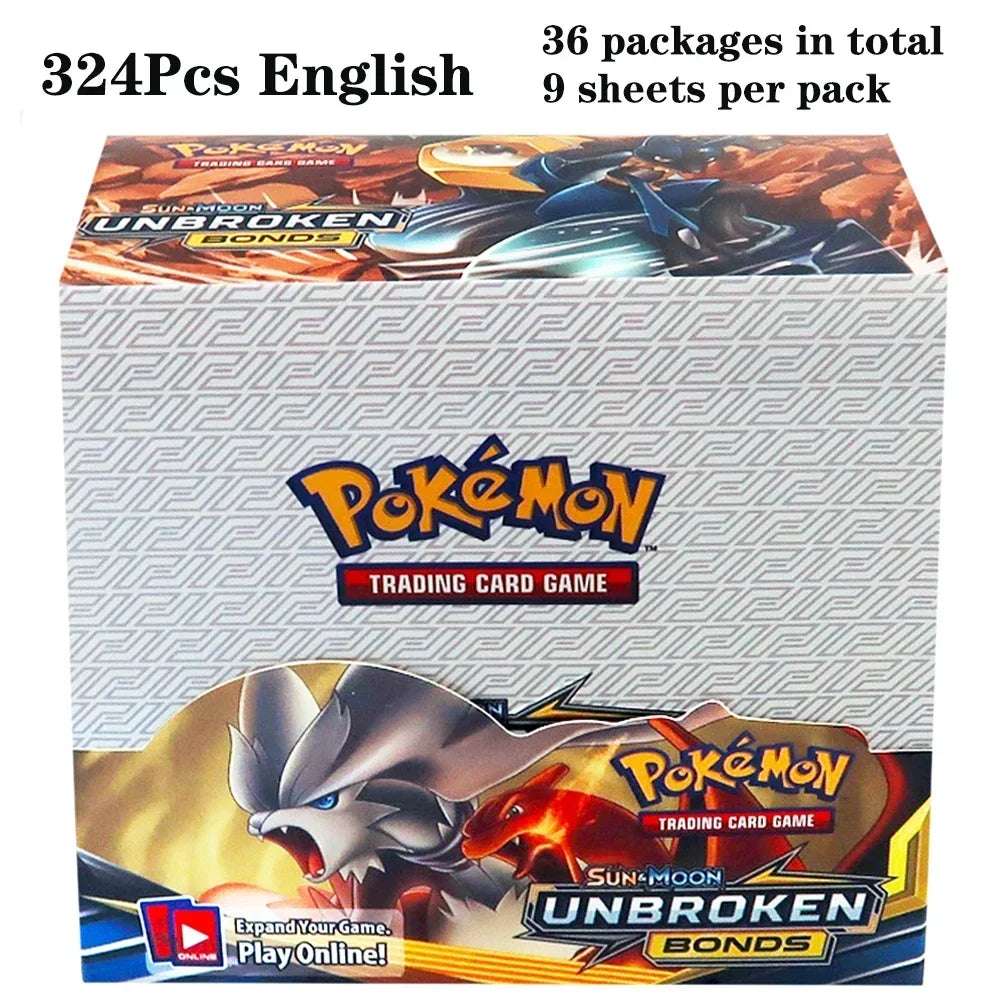 Scatola booster Misti Pokemon Carte Collezionabili Otaku Family Store, 36 bustine con 9 carte ciascuna, edizione inglese