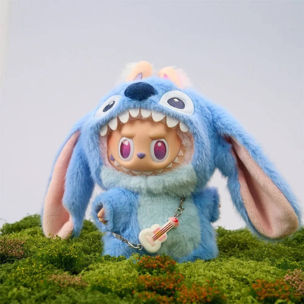 Set di abbigliamento carino per bambola Labubu 3.0, vestiti cartone animato, accessori in mini peluche, 17 cm, regalo natalizio