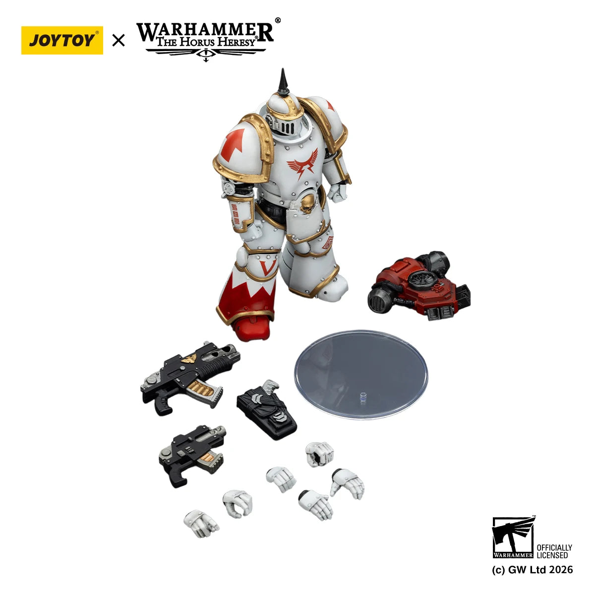 Figura d'azione Warhammer 40K White Scars MKIII Tactical Legionary in stile 1/18, marca Otaku Family Store Online