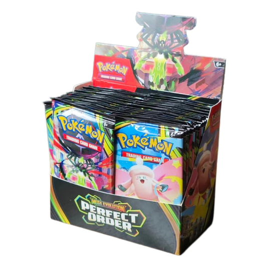 Booster box bundle di carte Pokemon Mega Evolution PERFECT ORDER Series con confezione di otaku famiglie store online
