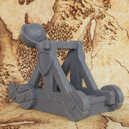 Miniatura di catapulta RPG Otaku Family, accessorio per giochi da tavolo e decorazione stanza gioco, dettaglio realistico e colorato