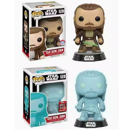 Figura in vinile Funko POP Qui Gon Jinn Star Wars Serie Comic Con 2016, modello esclusivo 2017, perfetta come regalo per bambini.
