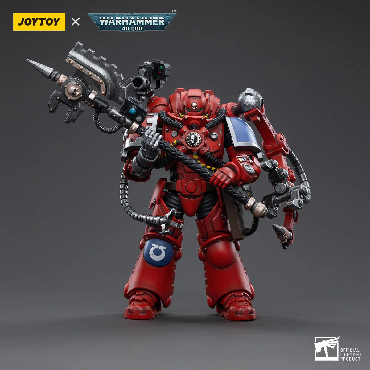 Figura d'azione Warhammer 40K Ultramarine Guilliman Titus Metaurus Chaplain Biologis Calgar Varus MKIII, dettagliata e articolata.