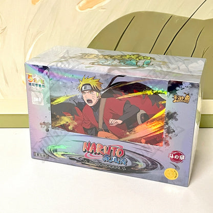 Carte da gioco Naruto TCG Chapter of the Ninja, busta aperta con carte rare e promo, ottimo stato, prodotto Otaku Family Store Online.