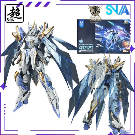 Modello di mech rotante SNAA Knights Series Rampage Warhammer Galahad, 1/144, modello assemblato e fatto a mano.