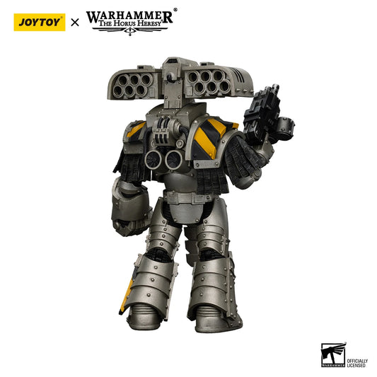 Figura d'azione Warhammer 40K Iron Warriors Tyrant Siege Terminator con lanciarazzi, set di 2 modelli, dettagli realistici e articolati