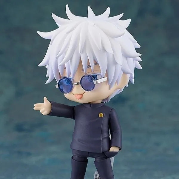 Action figure Satoru Gojo Jujutsu Kaisen di 10cm, personaggio dettagliato con abbigliamento e pose dinamiche, prodotto Otaku Family Store