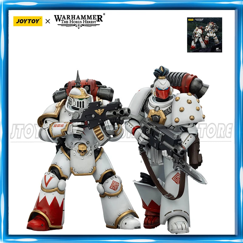 Action figure Warhammer 40K White Scars MKVI Tactical Legionary in armor, prodotto Otaku Family Store Online