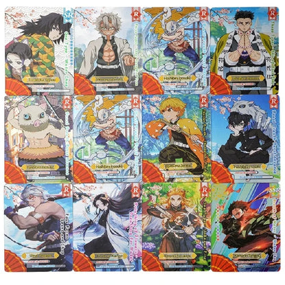 Carte da collezione Demon Slayer Mugen Train, Tanjirou e Nezuko, carta rara SSP, illustrazione dettagliata, prodotto Otaku Family Store