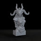 Ritratto di un busto demoniaco fantasy di Zamma, miniatura per collezionisti e giochi di ruolo, gadget per appassionati.