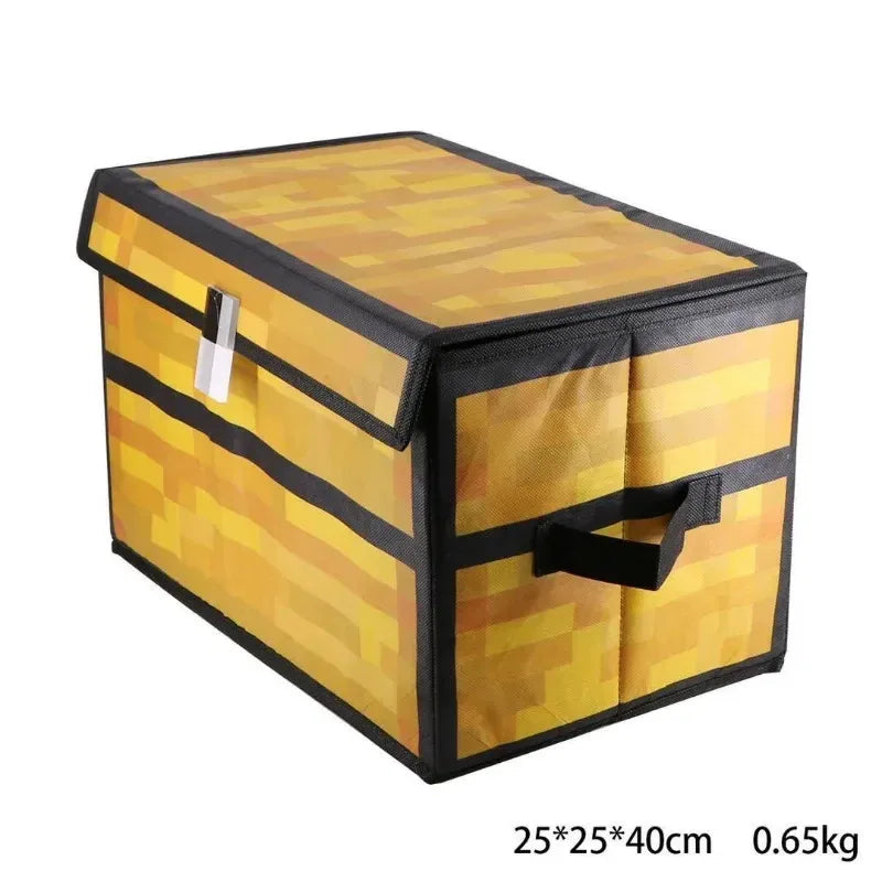 Scatola di stoccaggio cosplay Otaku Family Store con design MineCraft, grande capacità, pieghevole, per vestiti, coperte e oggetti.