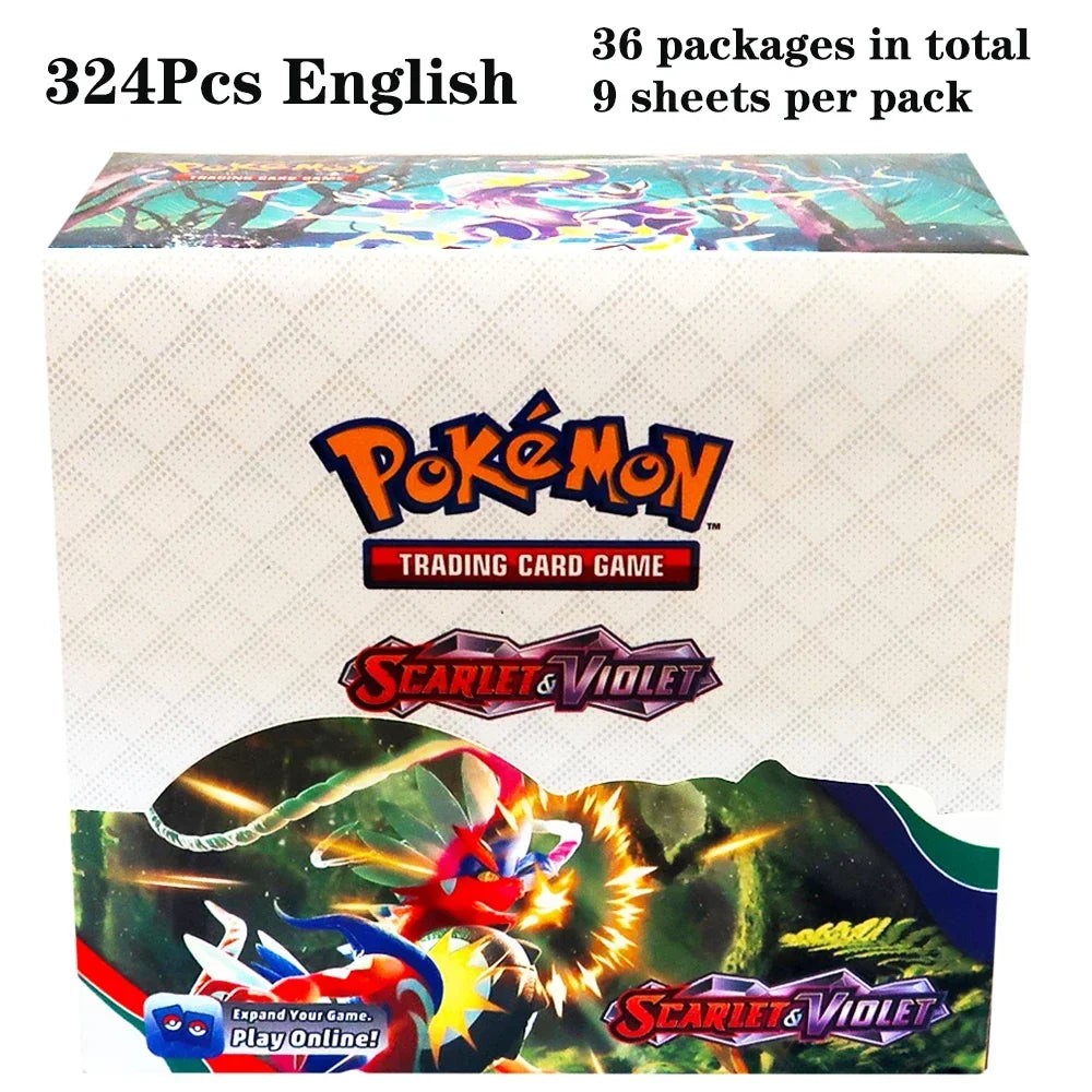 Scatola booster Misti Pokémon carte collezionabili Otaku Family Store, 36 buste da 9 carte, edizione inglese, 324 carte totali