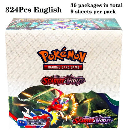 Scatola booster Misti Pokémon carte collezionabili Otaku Family Store, 36 buste da 9 carte, edizione inglese, 324 carte totali