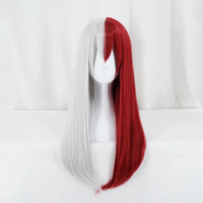 Costume cosplay di Todoroki Shoto da My Hero Academia, figura femminile in abbigliamento anime, dettagli del cosplay Otaku Family Store