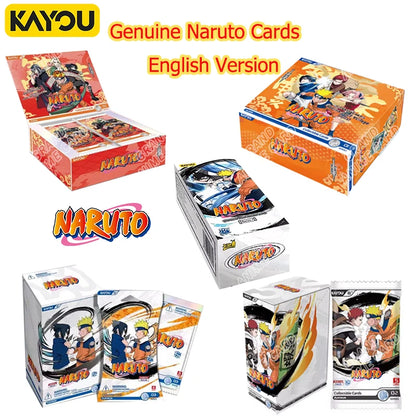 Scatola di carte Naruto KAYOU Collection Booster Box, versione globale, con immagini di personaggi Naruto, Sasuke e Sakura