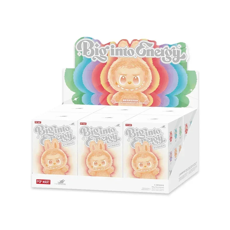 Labubu POP MART THE MONSTERS Big into Energy Serie, figura di peluche colorata e dettagliata, di marca Otaku Family Store Online