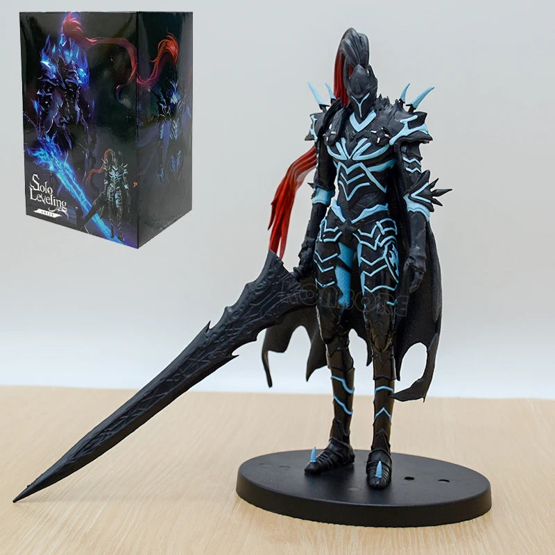 Figura d'azione Igris, il Comandante Rosso Sangue di Solo Leveling, con dettagli ricchi e pose dinamiche, di Otaku Family Store.