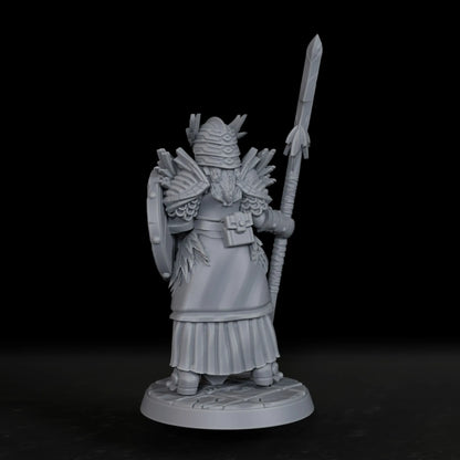 Miniatura di Valkyrie femminile per giochi di ruolo, figura da tavolo dettagliata, perfetta come regalo per appassionati di RPG.