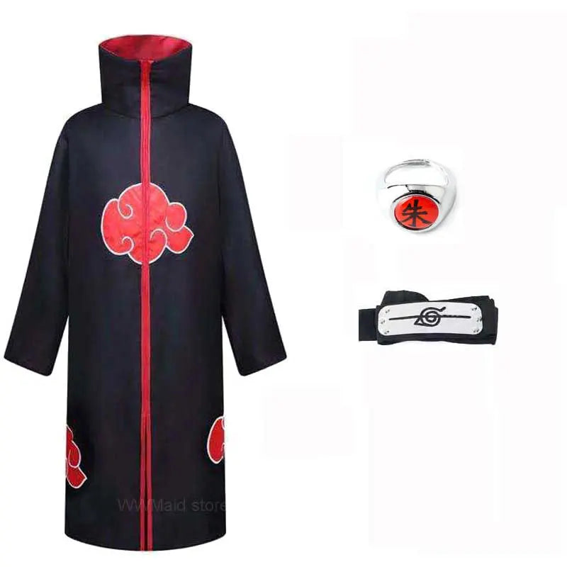Costume cosplay Hatake Kakashi di Otaku Family Store, dettagliato abbigliamento ninja in stile anime, ideale per cosplay Naruto.